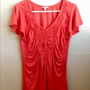 Anthropologie (Bordeaux) Top with Ruching Detail